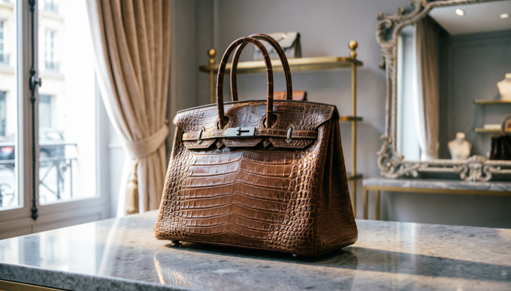 Hermès Birkin bag showcasing luxury craftsmanship and premium leather quality